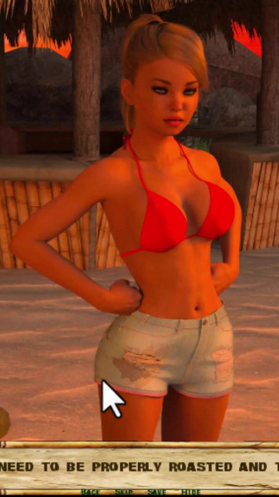 Lewd Island #5 - she really loves sucking cock as if she is a pro