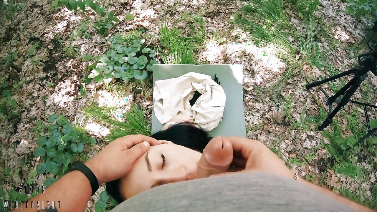 Backstage with Black Lynn - POV Free Use Outdoor Massive Facial (freeuse Video)