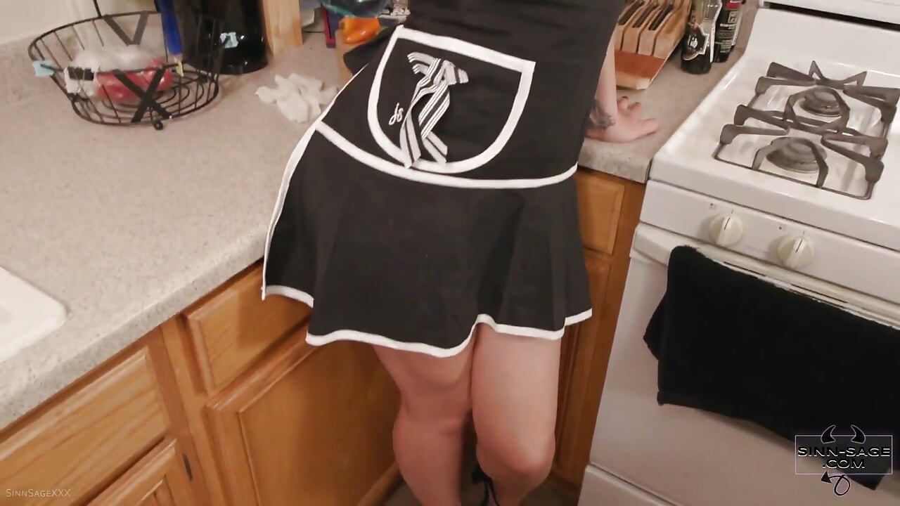Kitchen Cock Tease JOI Featuring Sinn Sage