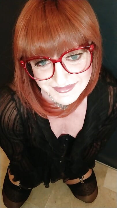 Naughty Latex Crossdresser