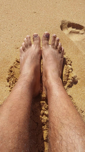 Ladysilva my sexy feet on the beach