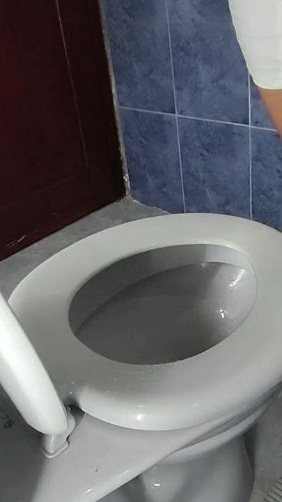 Stepmom caught pissing in her bedroom bathroom | Clip 1