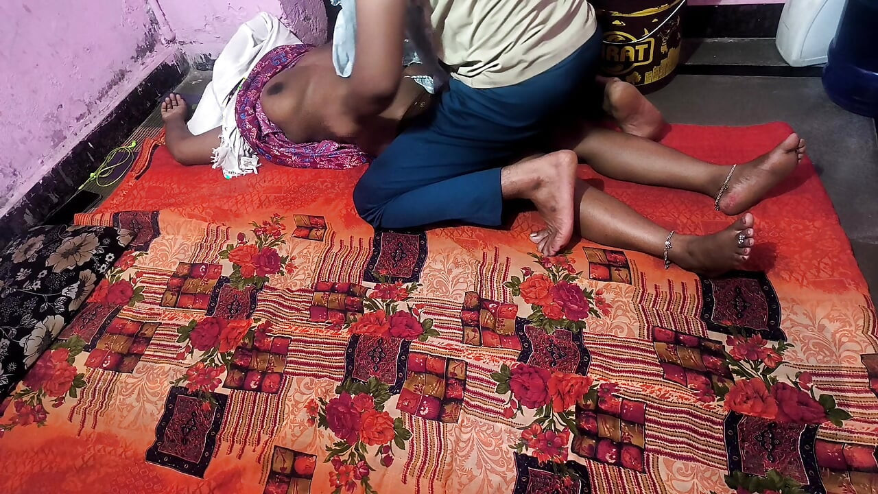 Boyfriend with his girlfriend in Village at his house, going hardcore pussy fucked Desi style.