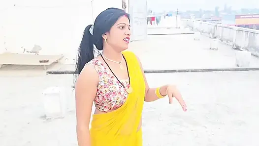 The neighbour saw Komal fingering her, grabbed her land and pulled her under, then urinated on it