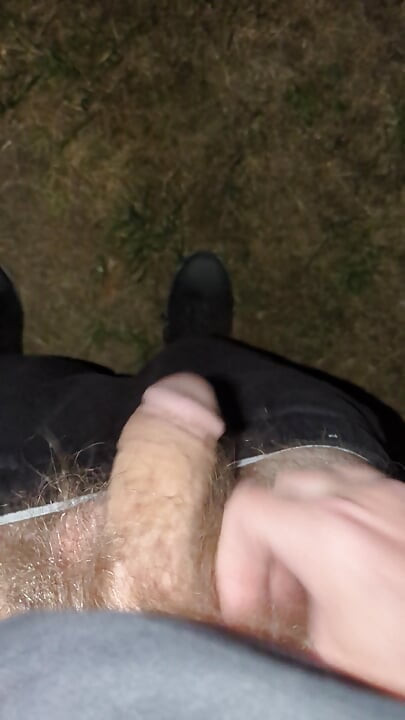Jerk off Outdoors