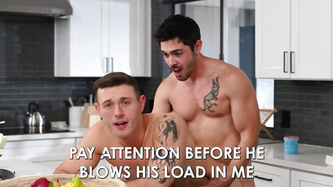 NEXT DOOR BUDDIES - Chocolate Hunk Miller Axton Takes Muscly Carter Woods’ Big Cock Bareback