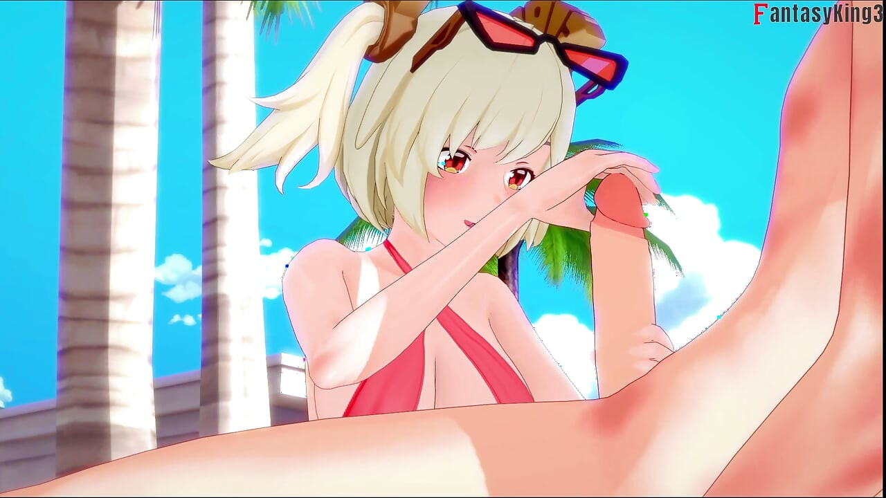 Burnice Bikini Sex oralny na plaży - 1 - Zenless Zone Zero (ZZZ)