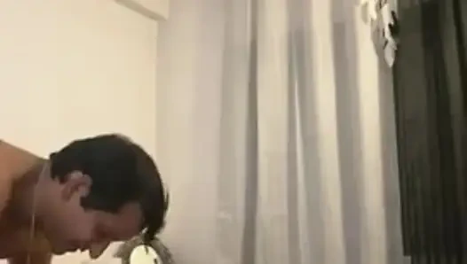 Friend from the same street had many orgasms in my mouth