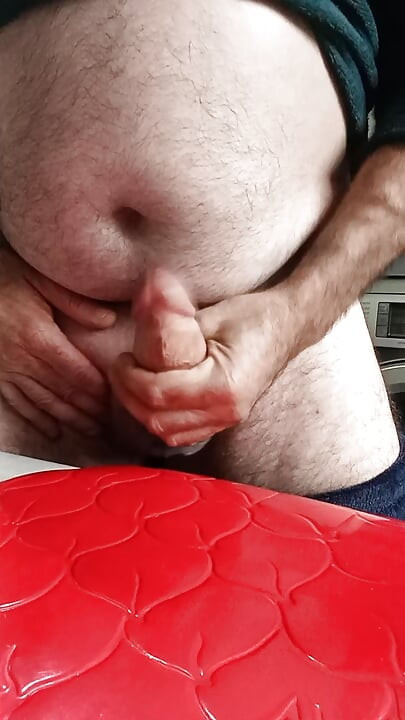 Big Fat Cock Masturbating with My Cock Very Hard Until I Cum a Lot in the Foreground