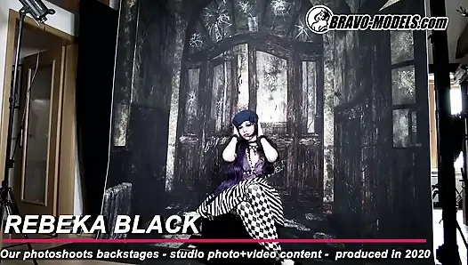 386-sahne arkası fotoğraf çekimi Rebeka Black - yetişkin