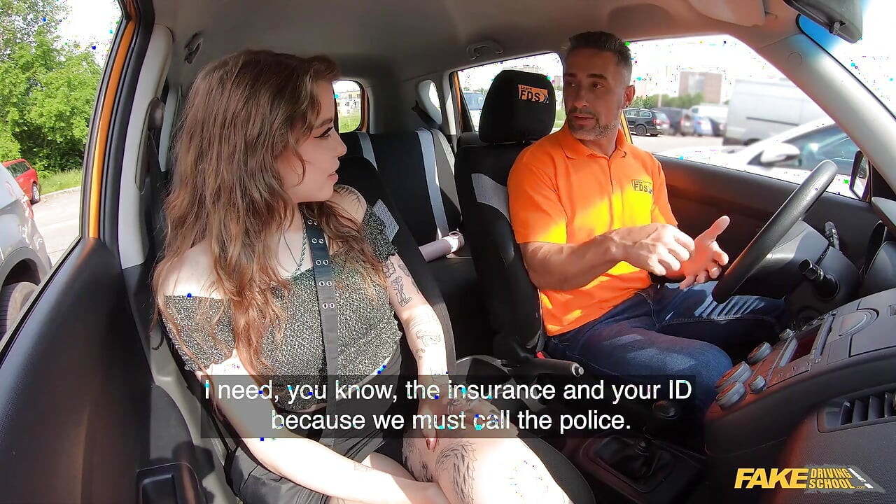 Fake Driving School - Eden Ivy Fucks for a Discount on Her Driving Test