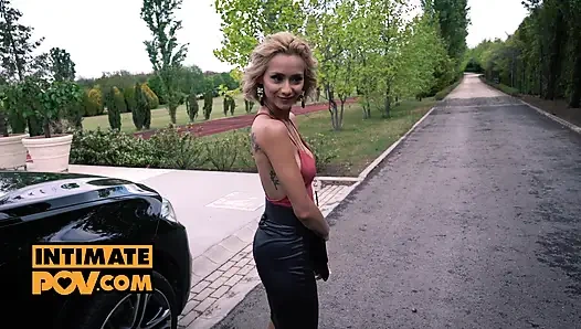 POV - анальный трах-экшн в тройничке с твоей горячей подругой-блондинкой Veronica Leal