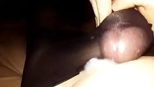 Cum içinde abla külotlu çorap