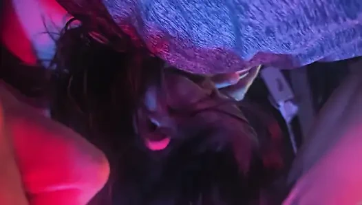 Delilah Gets Mouth Fucked by 2