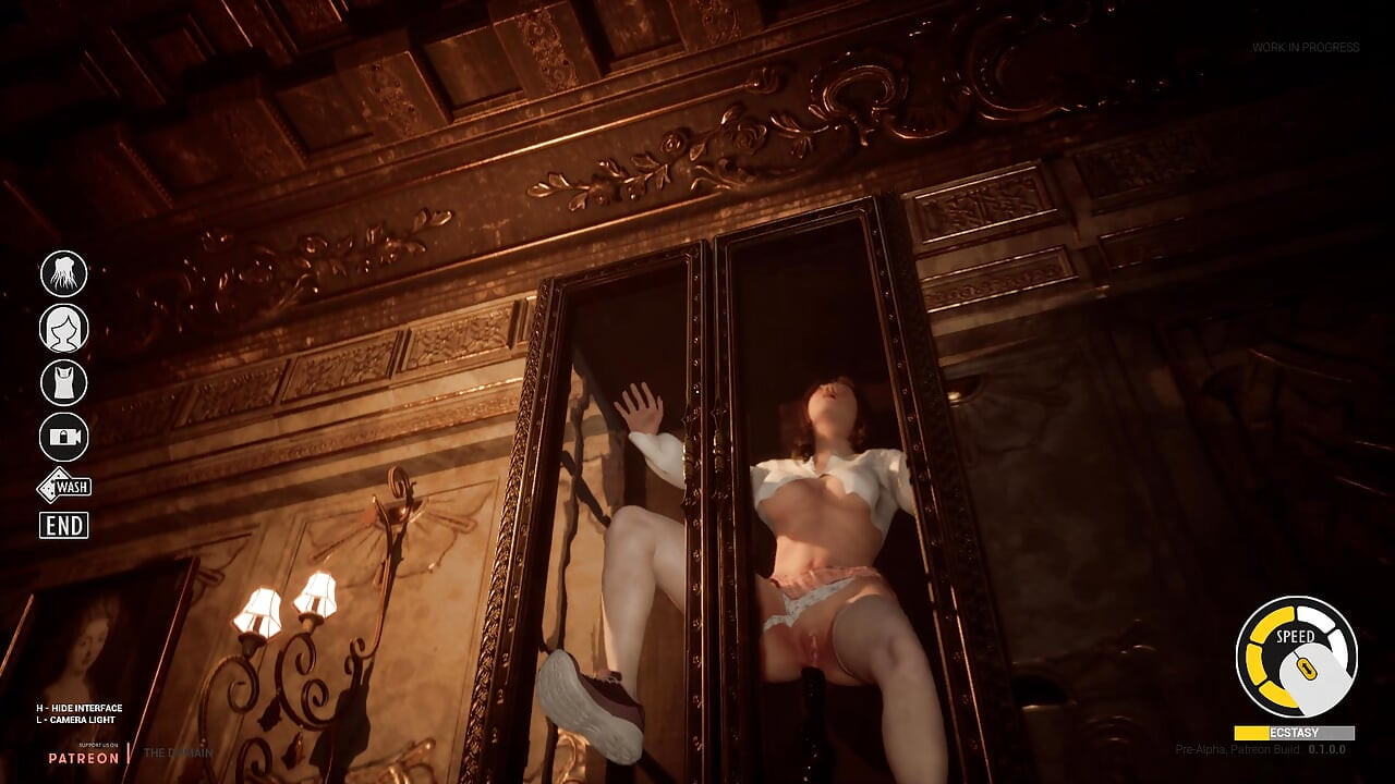 She locked herself in a phone booth with a monster so he could impregnate her