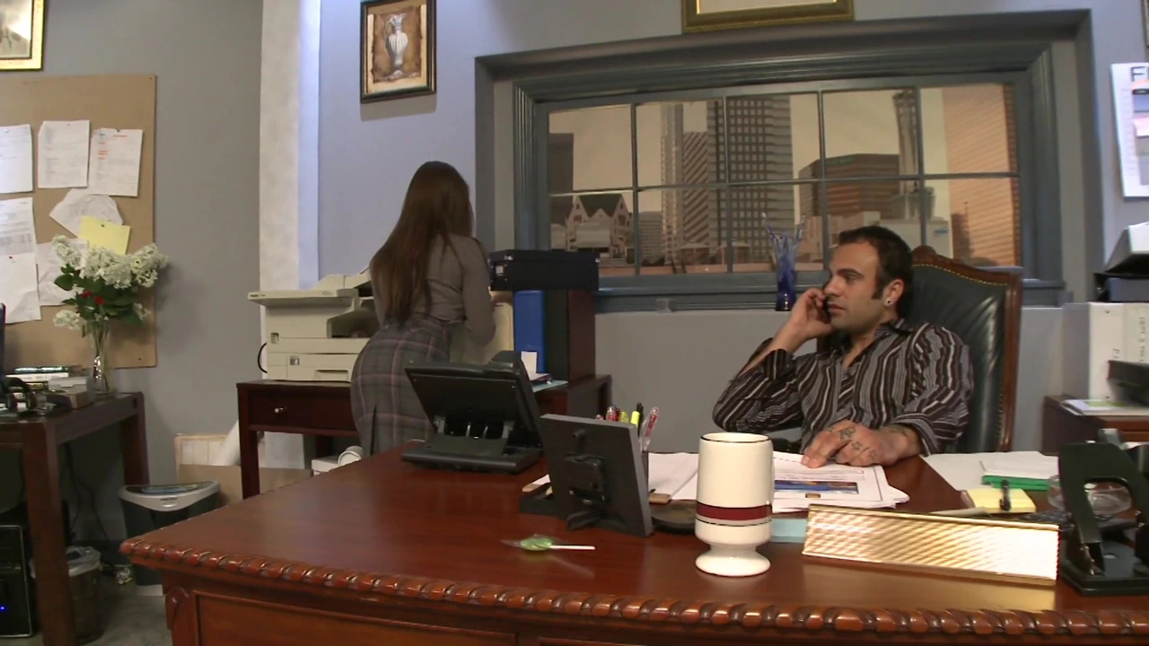 Busty secretary gets adventurous and fucks her boss