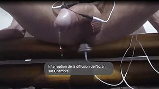 E-stim Dripping Orgasm
