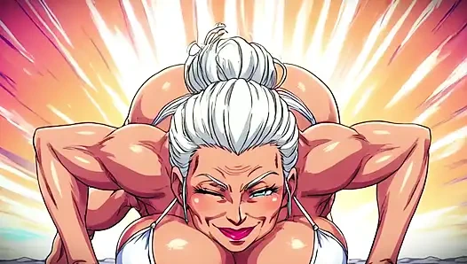 Cuplikan video menggoda sensual Ai cartoon