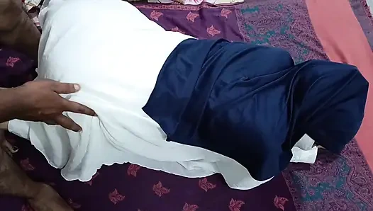 Hijabi girl gets fucked by her step brother when come from college