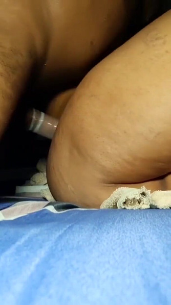 Powerful moment from "Ebony Nigerian Fat Pussy Fucked By African Pornstar pt2"