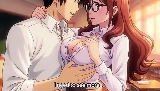 Young student seduced his teacher in extra class when they are alone