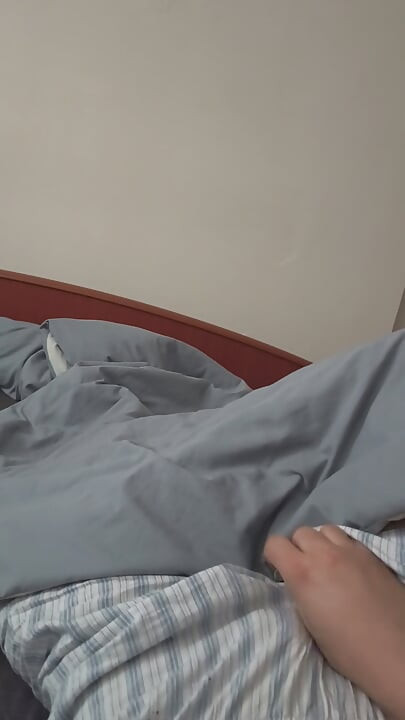 Gay boy alone at home