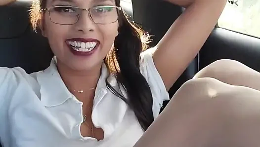 Im auto masturbieren