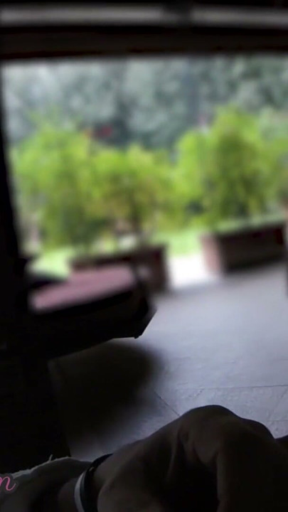 My teacher sucks her student's cock in public club while people walk around - MissCreamy | Clip 1