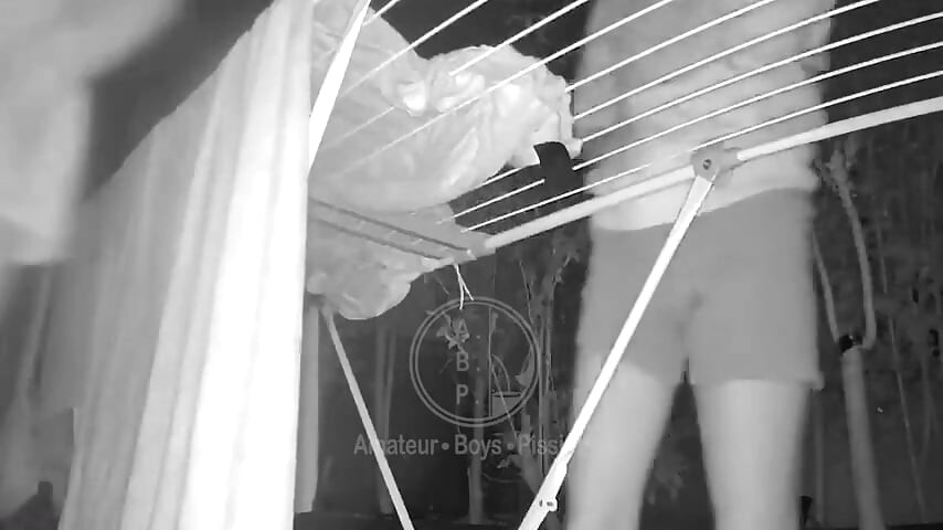 Clean Laundry, Dirty Thoughts - Two Bicurious Flatmates, Jules and Simon, Get Naughty While Hanging Out the Laundry