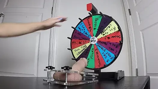 BDSM roulette - abspritzen durch schmerzen