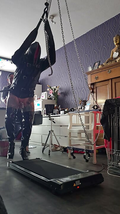 Fitness time for hubby slave