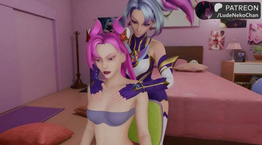 Kai'Sa & Akali pracują nad swoją przyjaźnią (parodia Star Guardians)