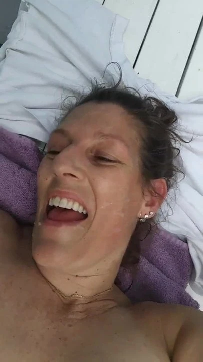 Milf getting chocolate protein