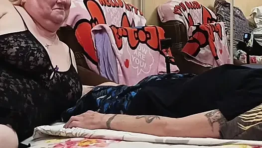 Stepmom Makes an Unforgettable Blowjob and Gets a Mouthful of Cum