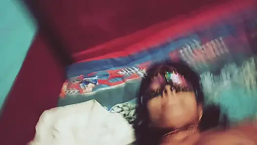 Playing with  wife simran