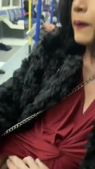 Ladyboy fondled in public