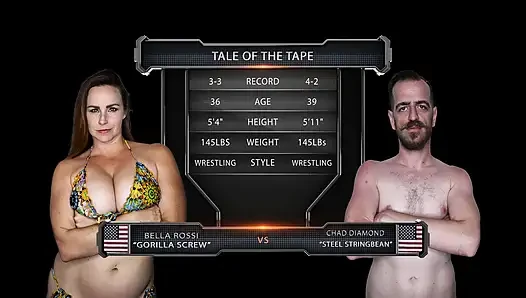 Bella Rossi Gegen Chad Diamond Mixed-wrestling