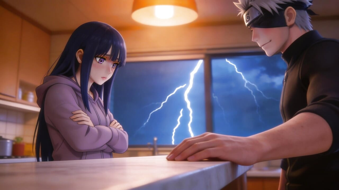 Hinata Hyuga sucking and fucking hard with Naruto Uzumaki in cowgirl, doggy style and missionary, intense moans, big ass bouncing, cream