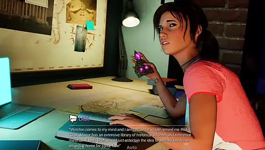 Приключение Croft 1 - неизвестный трахнул пальцами