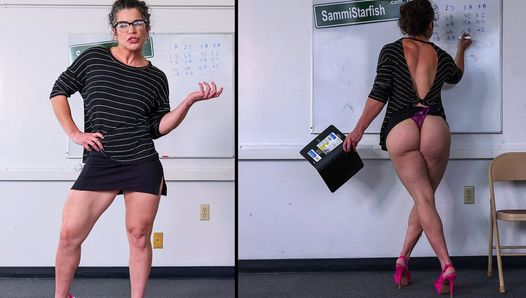 Maestra de 43 - bragas tabú en el aula