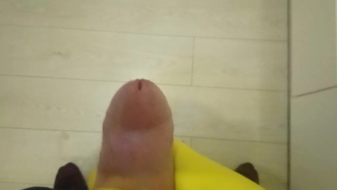 Ein schneller Gummihandschuh wichste