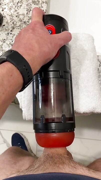 Red Spinning Toy Makes me Cum Twice!