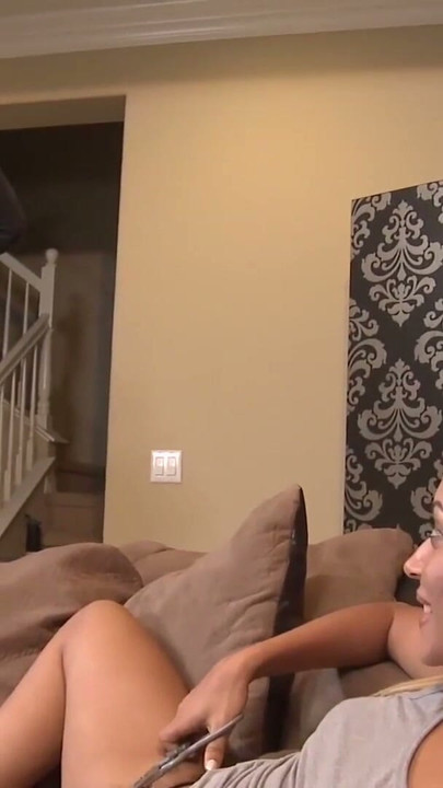 Young Blonde Sucks this dick and get fucked doggystyle | Clip 1