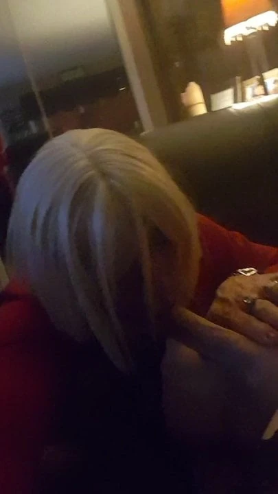 Chrissy sucking a CD Girlfriend Mika