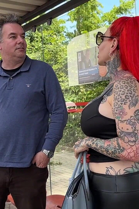 Dragged Away by a Stranger at the Bus Stop and Fucked Hard!