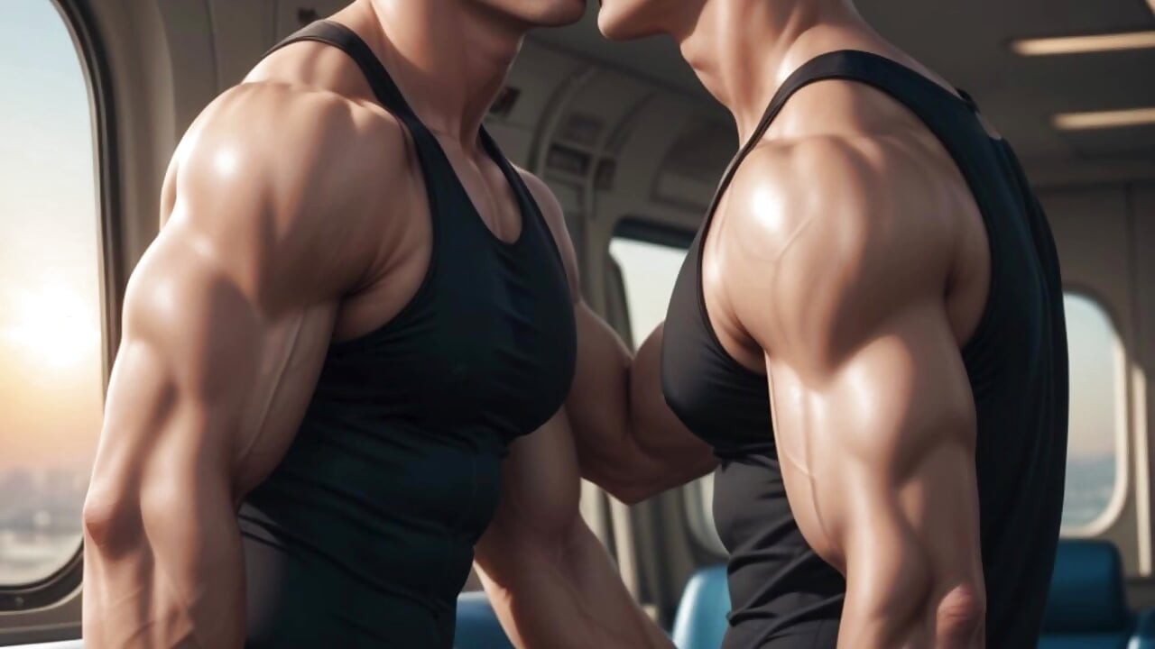 Dangerous Gay Anal Sex on a Stuck Cable Car. Cumming in Their Little Asses High up.