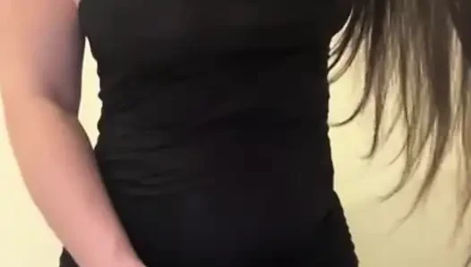 Stepmom fucks herself in the ass with her fingers