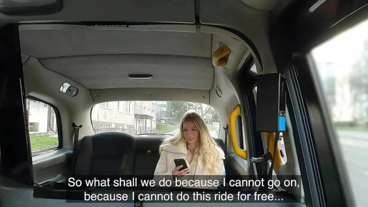 Fake Taxi This hot German blonde uses her incrediable body to pay for her ride