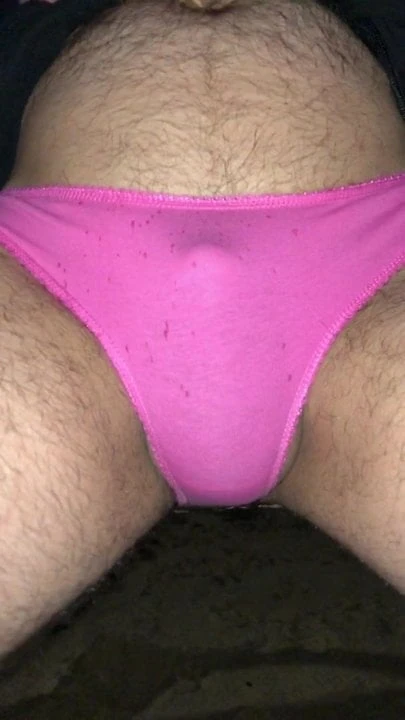 Me and my pink panties on the beach