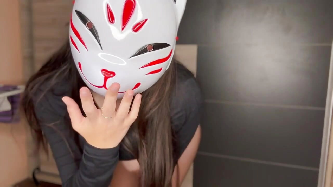 Mysterious Masked Beauty Shows Off Her Curves